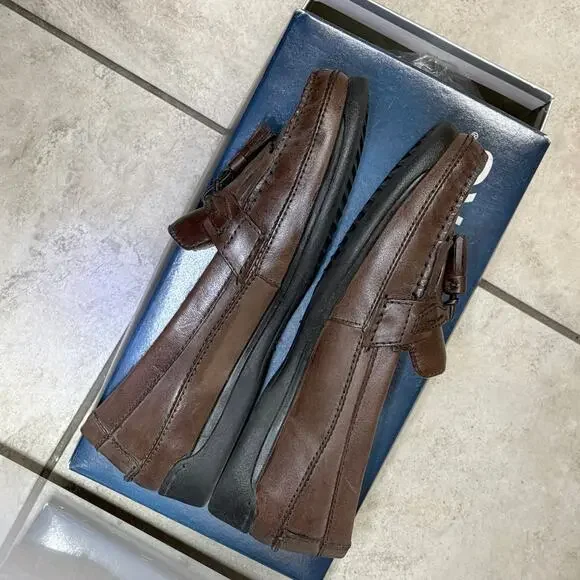 Dockers Sinclair Antique Brown men’s 8.5 Wide - Picture 6 of 11